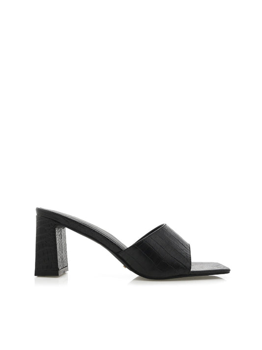 Billini Irine Shoes - Black Croc - WANTED AND WILD