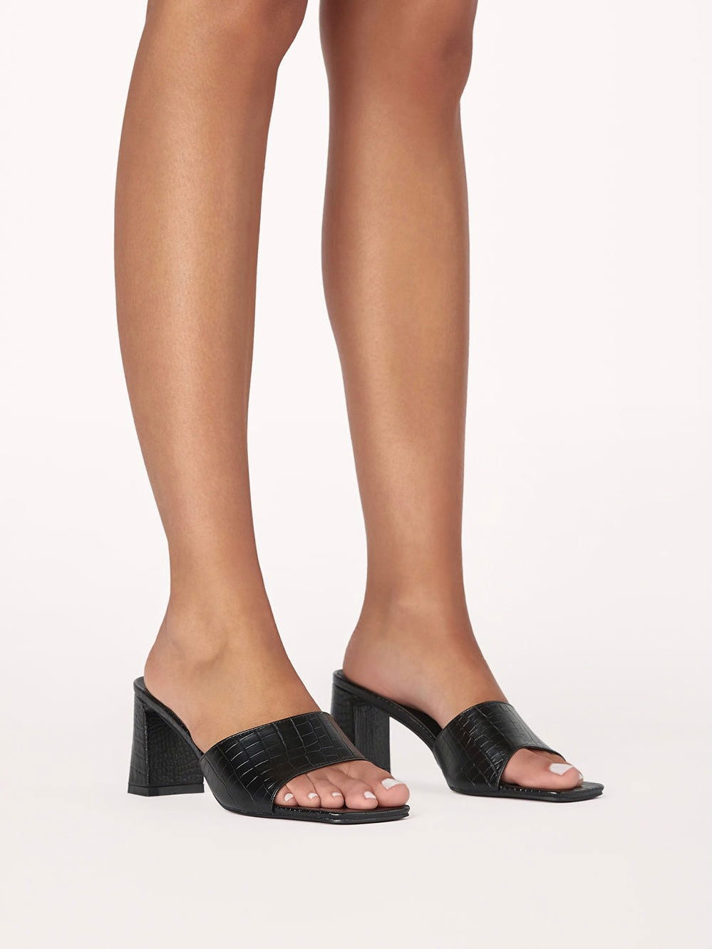 Billini Irine Shoes - Black Croc - WANTED AND WILD