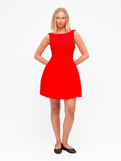 The Blair Mini Dress -  Red