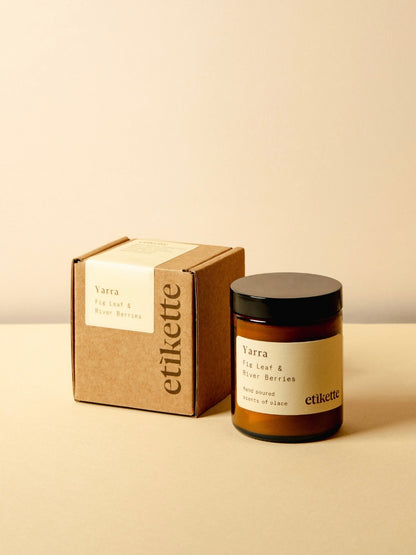 Etikette  | Australian Soy Wax Candle | Wanted and Wild Gymea | 175ml 40+ Hrs
