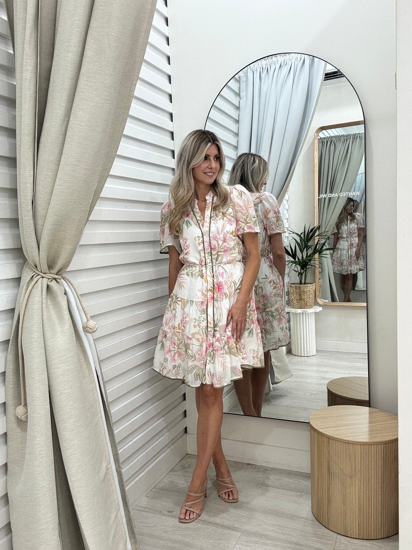 The Anna Dress - Wildlife Floral