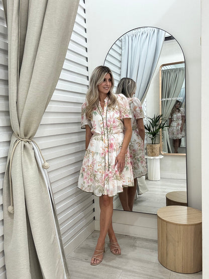 The Anna Dress - Wildlife Floral