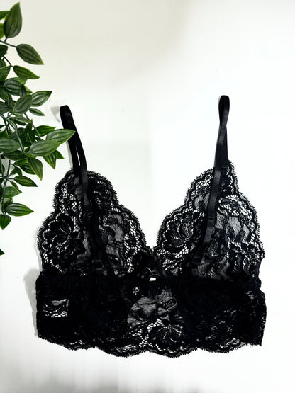 The Lily Bralette - Black Lace