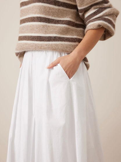 Florence Maxi Skirt White
