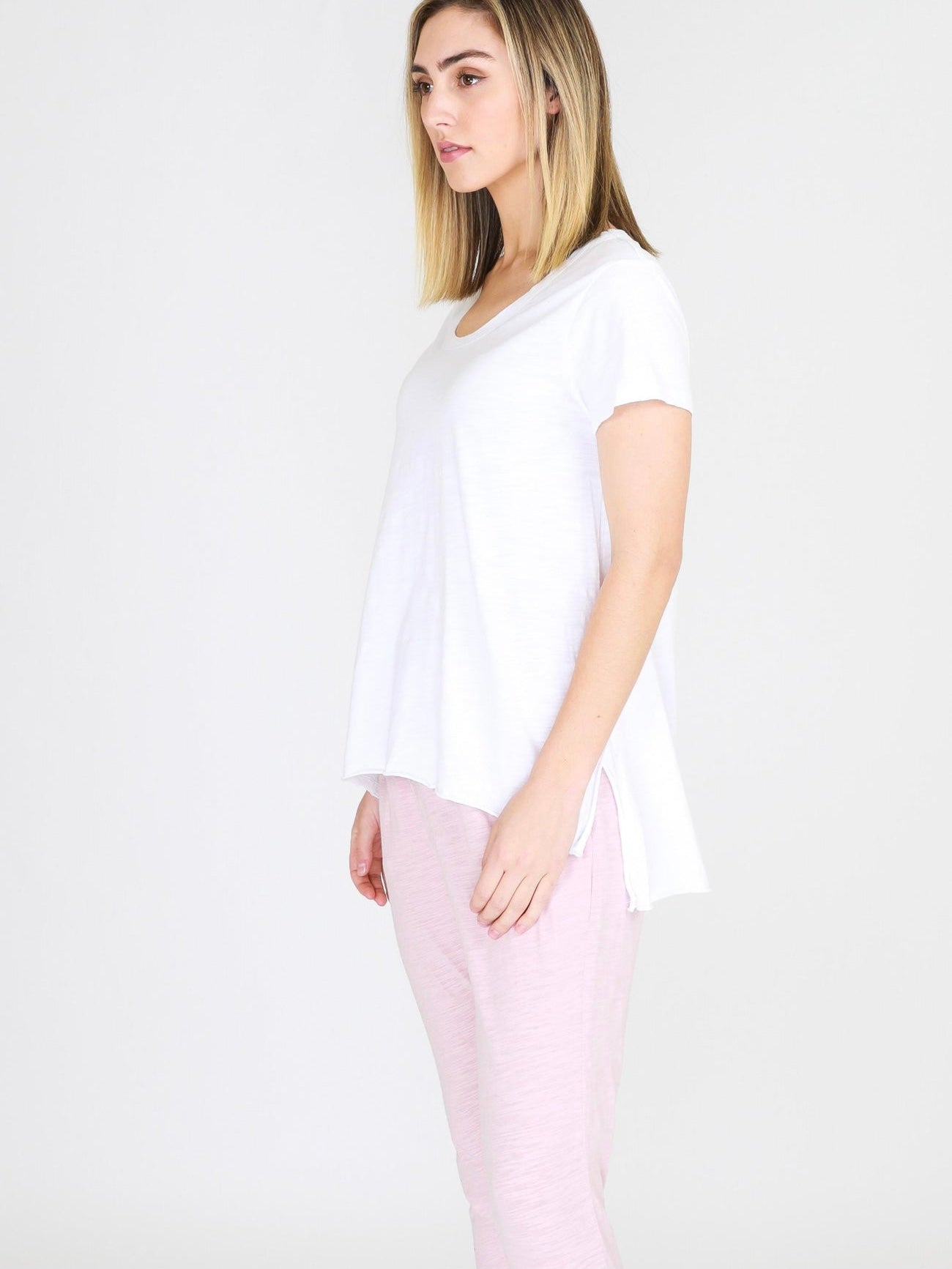 Chelsea 3rd Story Tee - White - WANTED AND WILD