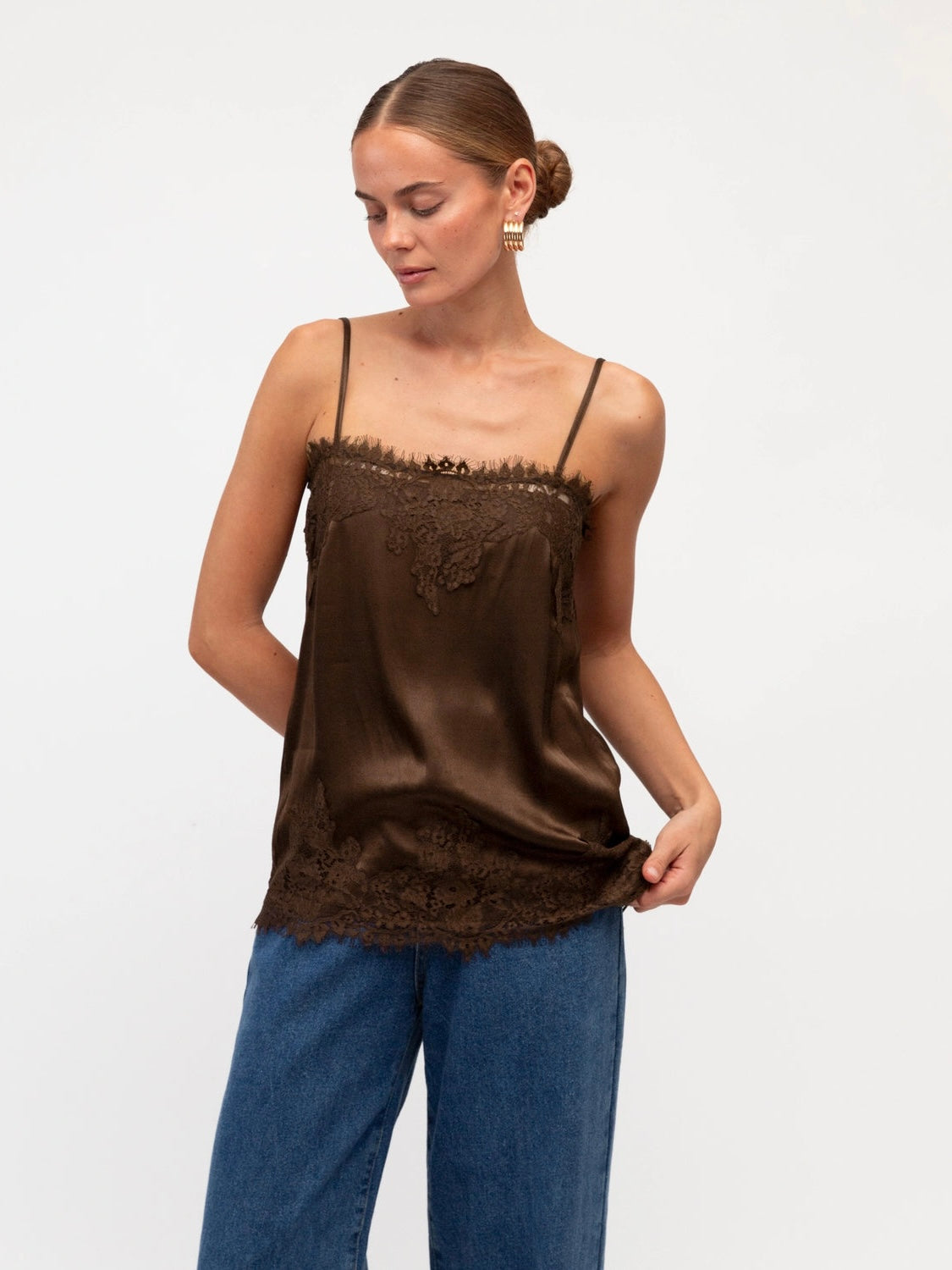 The Cara Cami | Chocolate