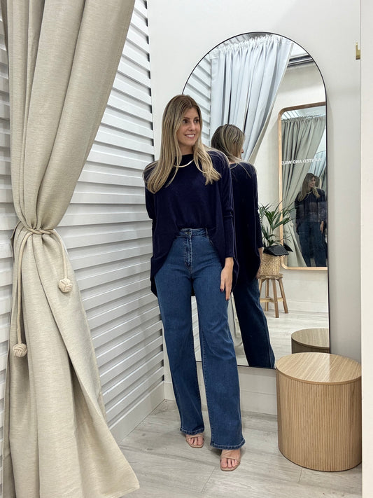Mia Oversized Jumper Navy