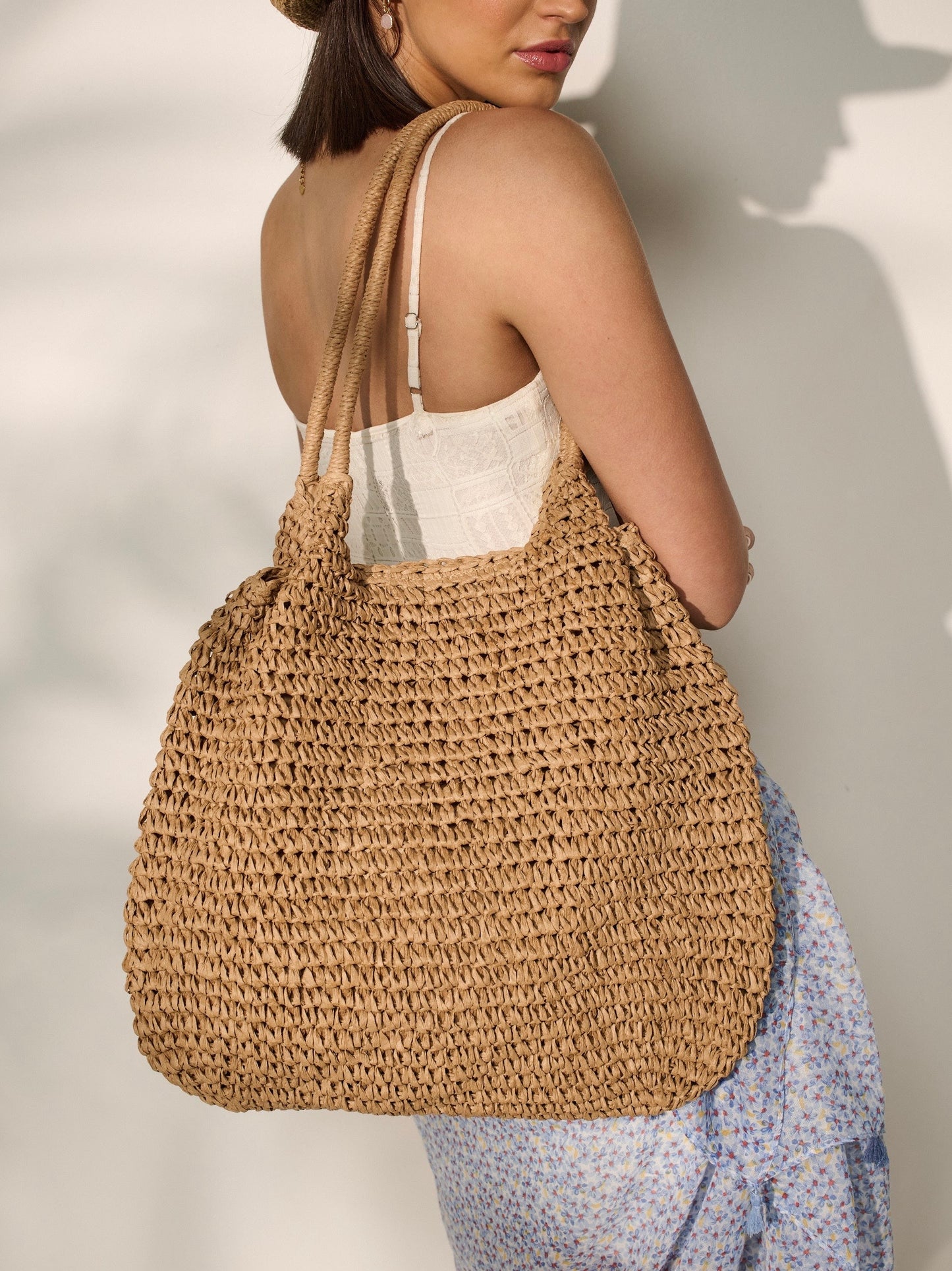 The Solana Summer Tote - TAN