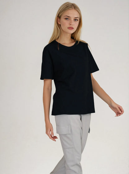 The Carrie Boyfriend Tee - Black