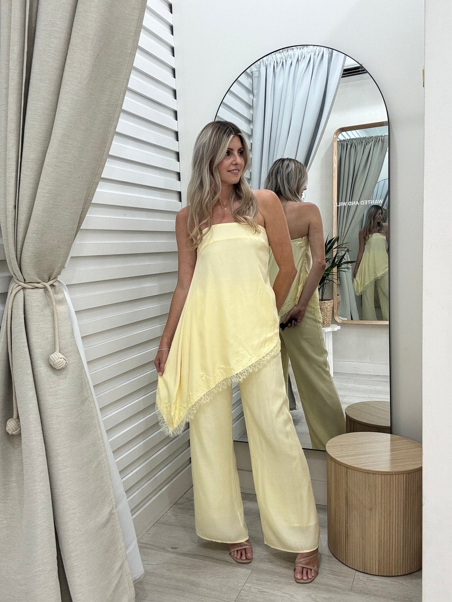 The Maeve Pants Set - Yellow