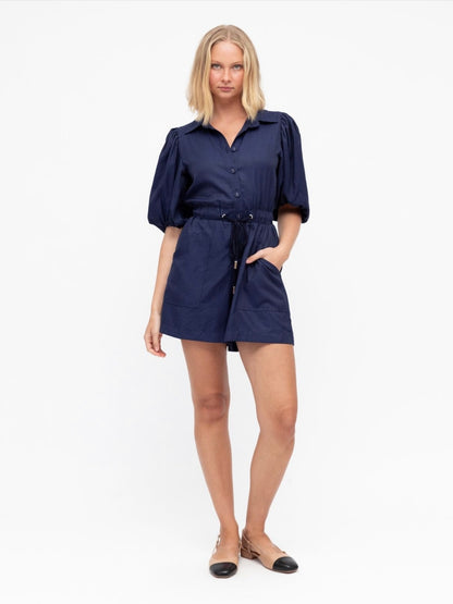 The Chelsea Playsuit - Navy