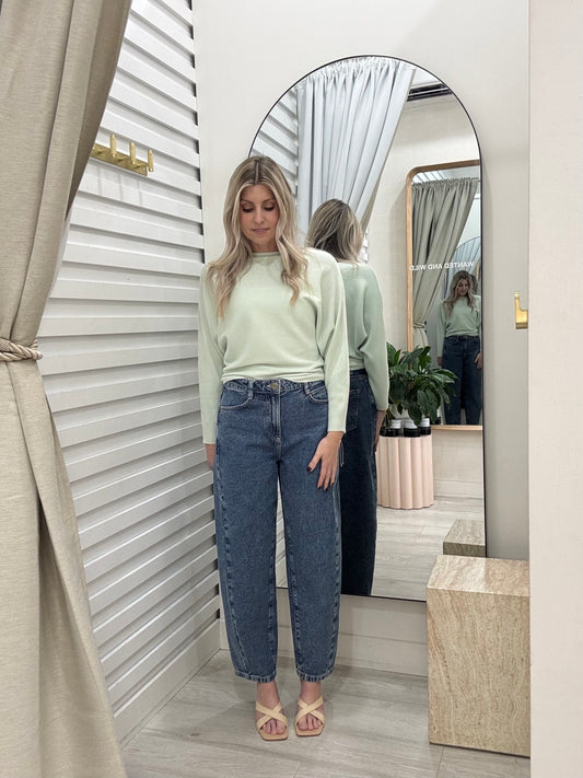 The Montana Knit Jumper | Mint