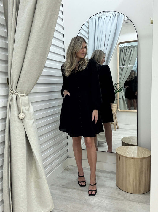 The Verona Dress - Black