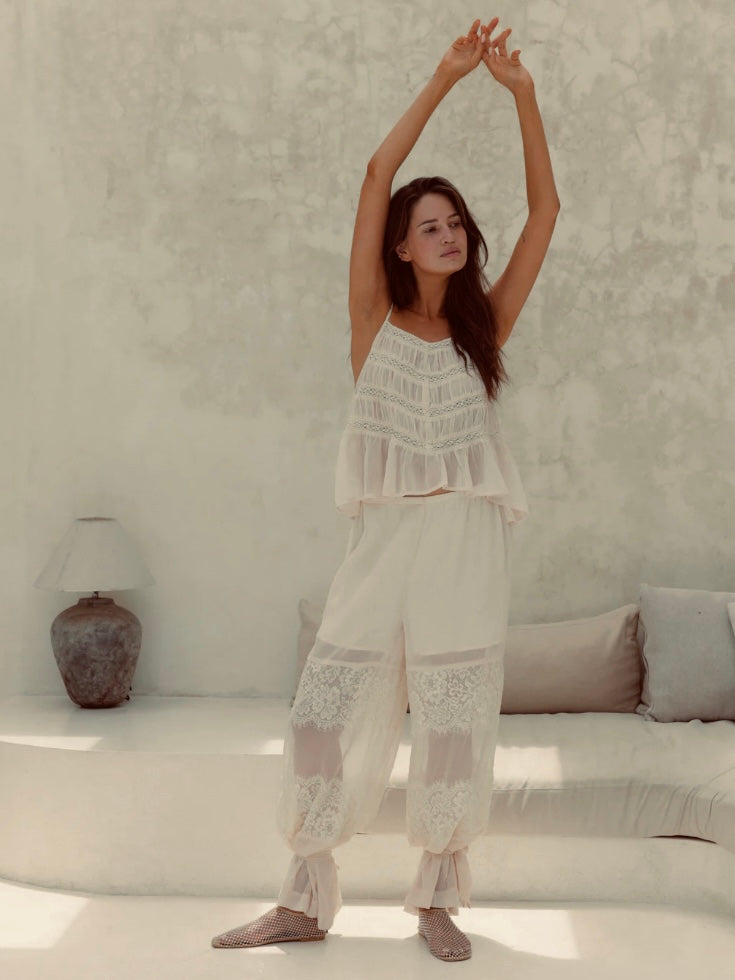 The Zinnia Balloon Pants - Buttercup