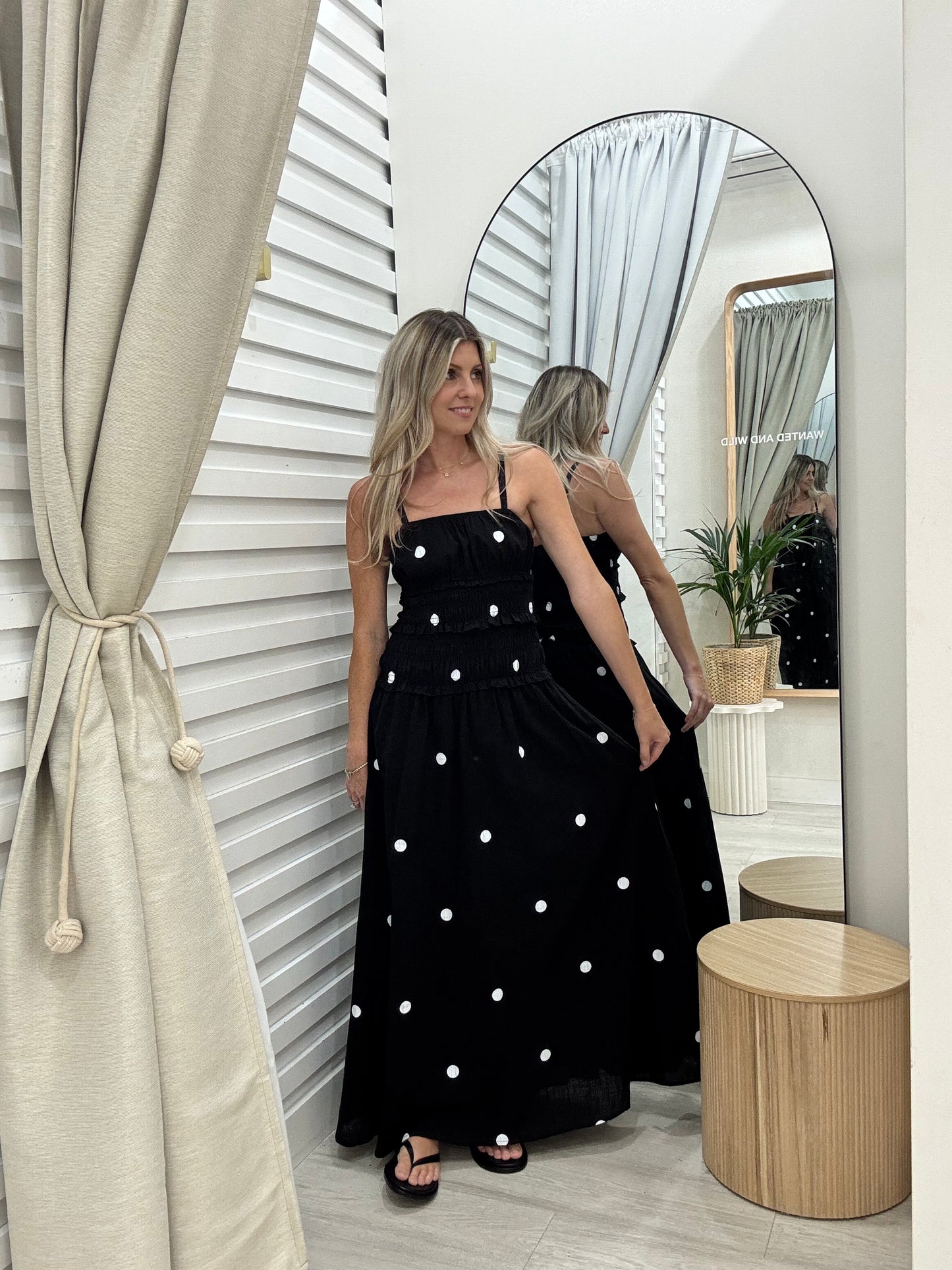 Ellis Maxi Dress at Wanted and Wild By Frankie Spot side