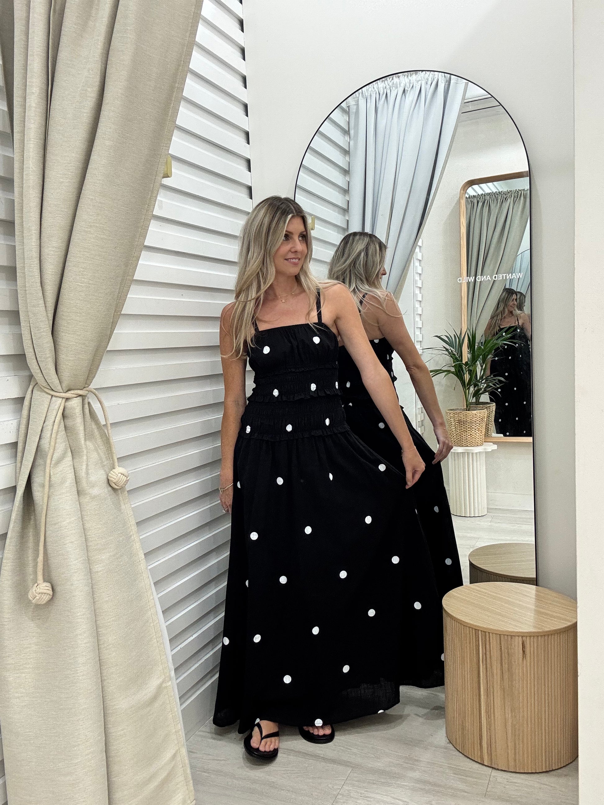 Ellis Maxi Dress at Wanted and Wild By Frankie Spot side