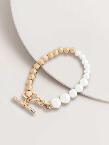 Elodie Stretch Pearl Bracelet - WANTED AND WILD