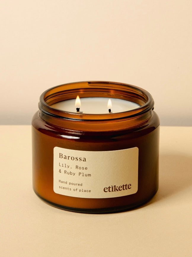 Etikette candles available in Gymea at Wanted and Wild