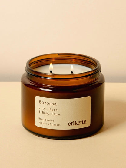 Etikette candles available in Gymea at Wanted and Wild