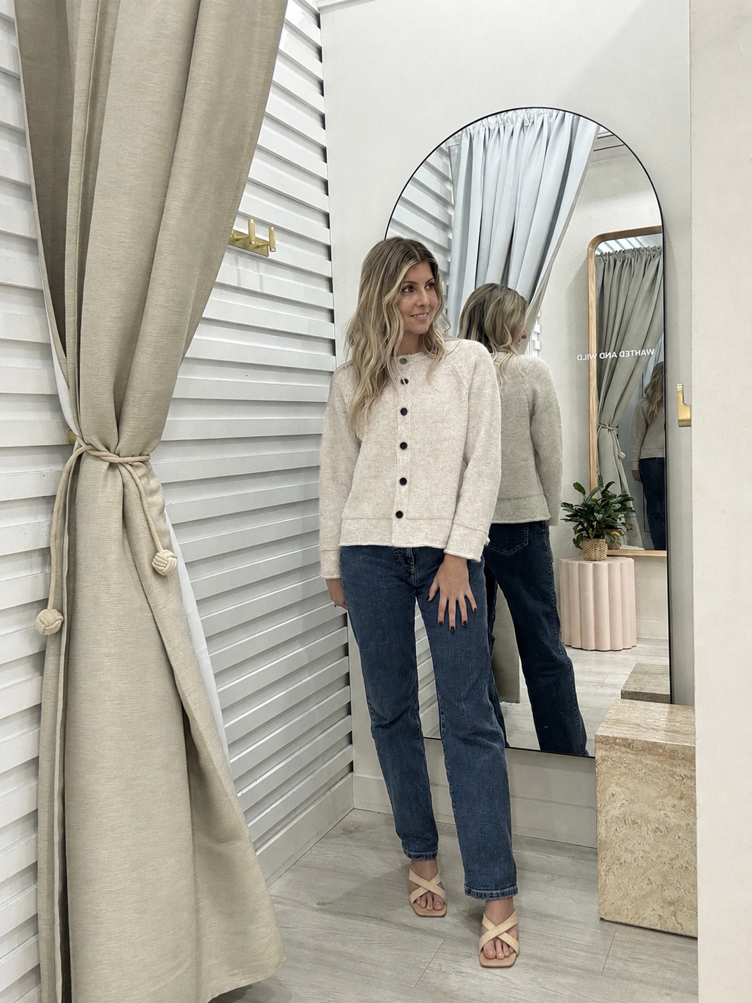 The Alice Cardigan Beige