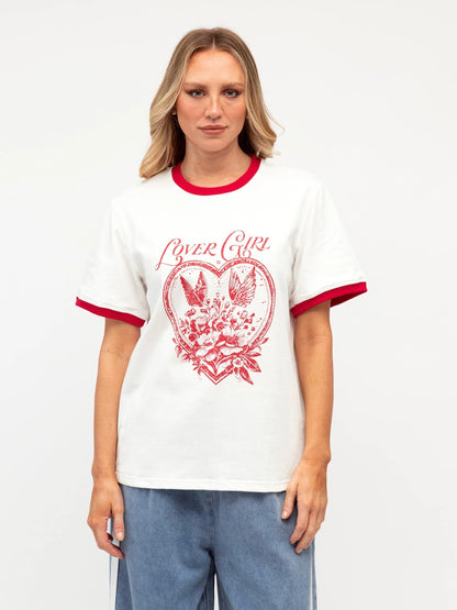 The Lover Girl Tee | White