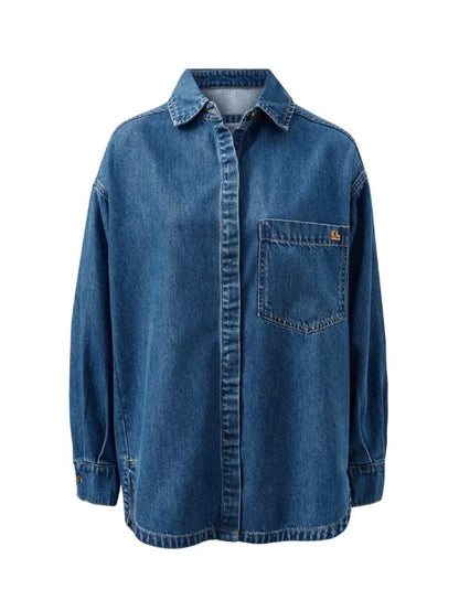 Gwynne Denim Shirt - Fresh Indigo