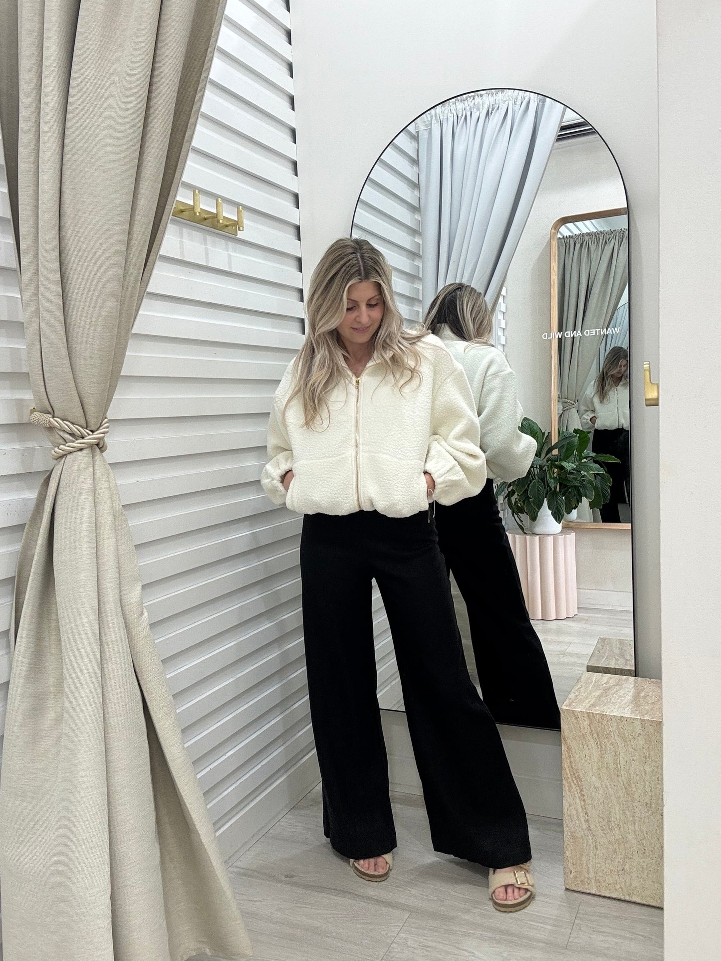 The Teddy Jacket | Cream