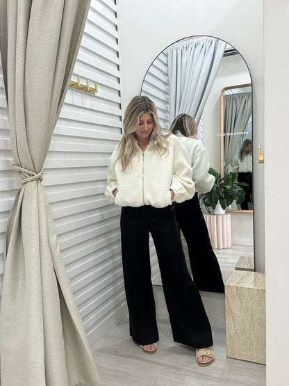 The Teddy Jacket | Cream