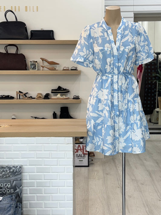 The Cara Dress - Sky Blue