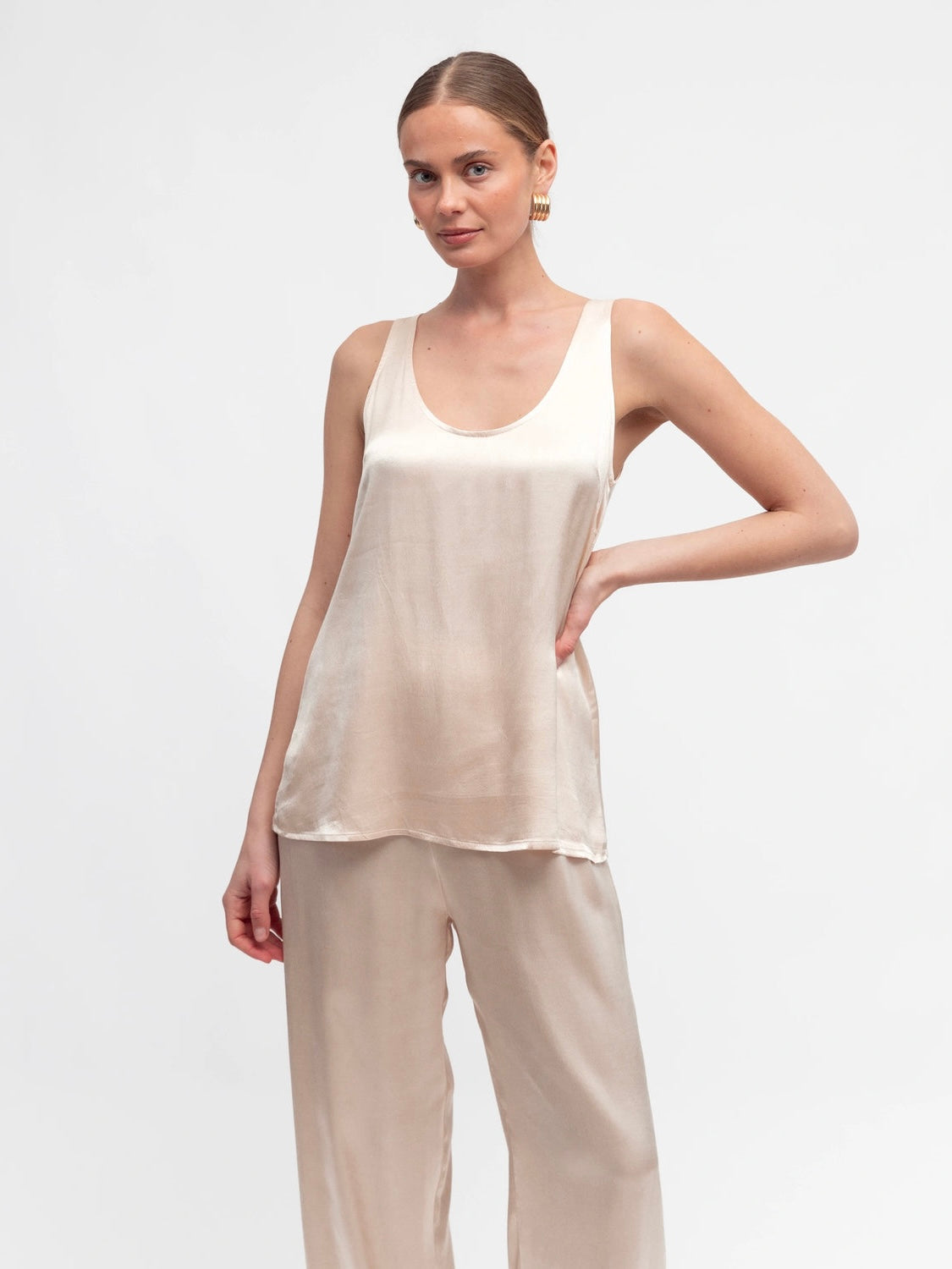 The Fern Cami Champagne