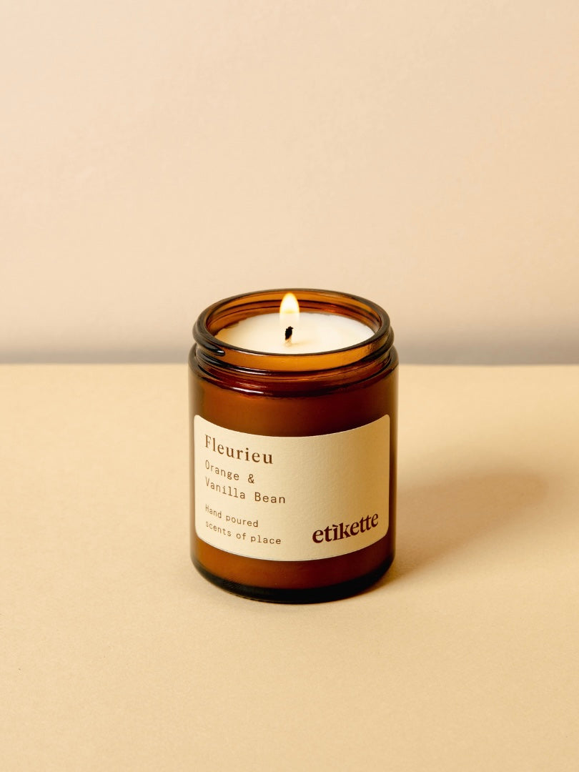 Etikette  | Australian Soy Wax Candle | Wanted and Wild Gymea | 175ml 40+ Hrs