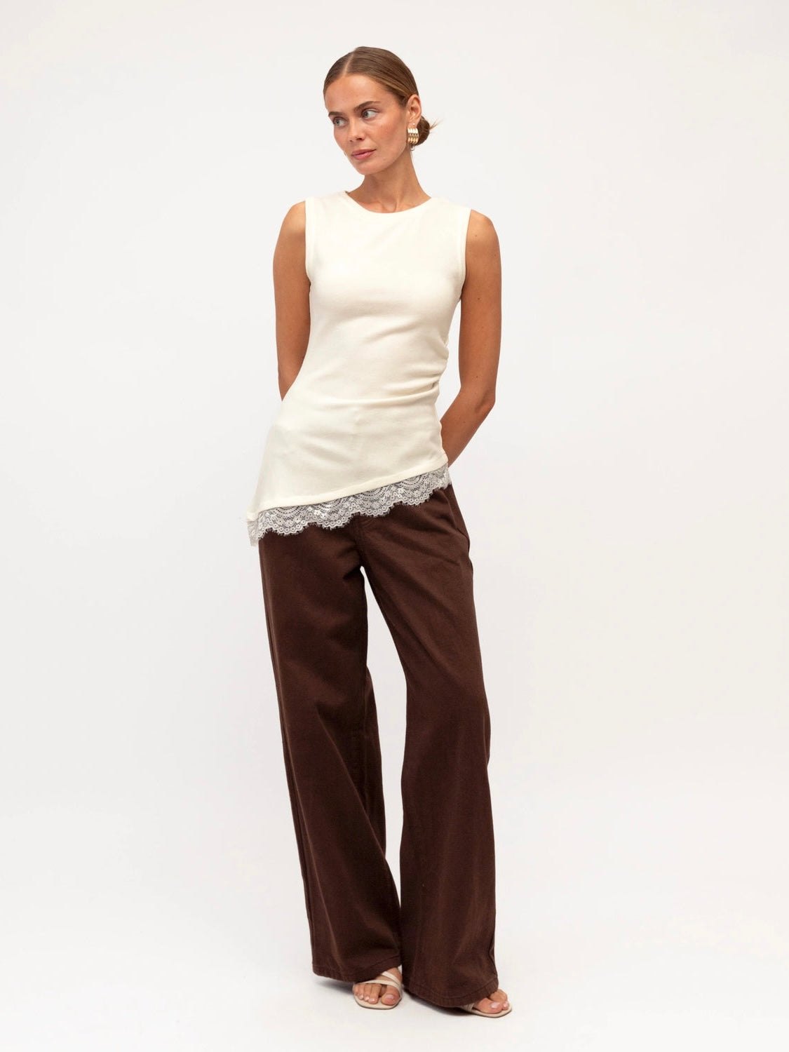 The Veronica Knit Top - Cream