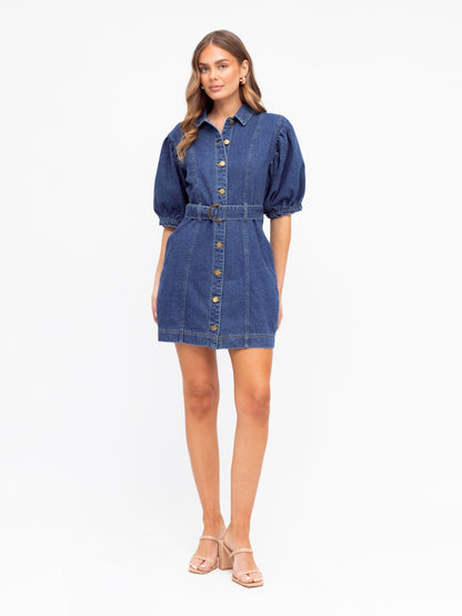 The Echo Denim Dress - Denim