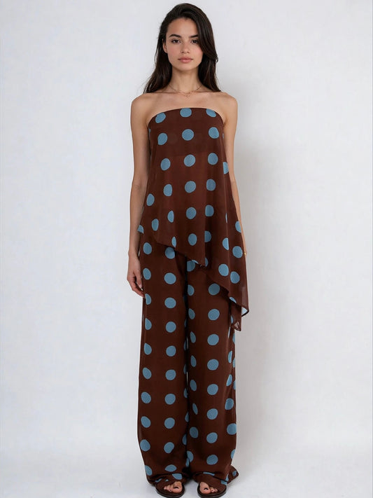 Montana Set - Chocolate Blue Spot