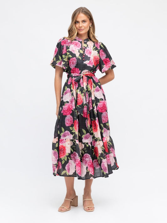 The Lily Midi Dress - Floral