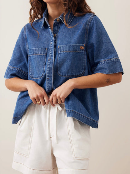 Darcy Relaxed Everyday Shorts | Ecru