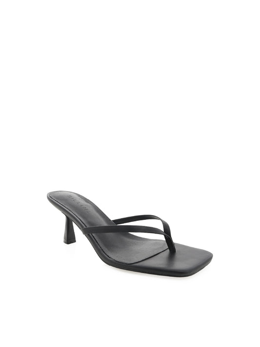 Xami Billini Thong Heels - Black