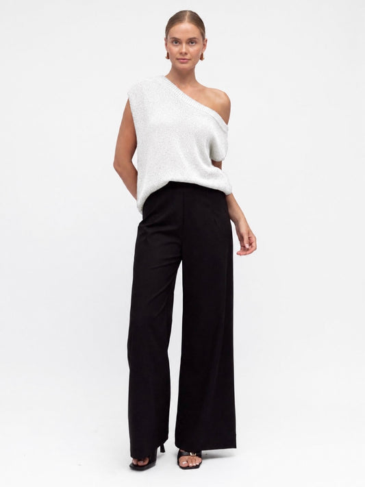 The Sienna Knit Top | White