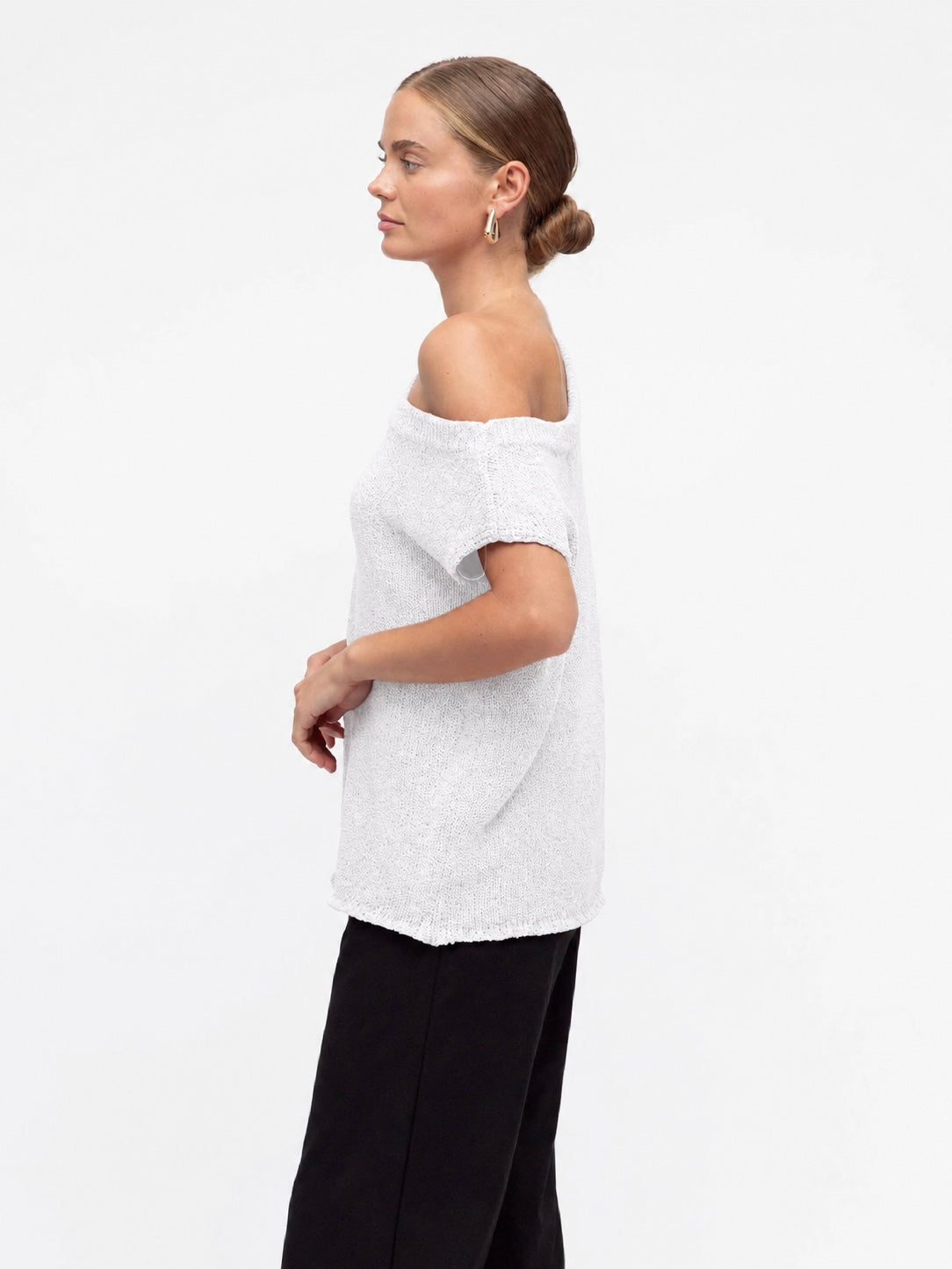The Sienna Knit Top | White