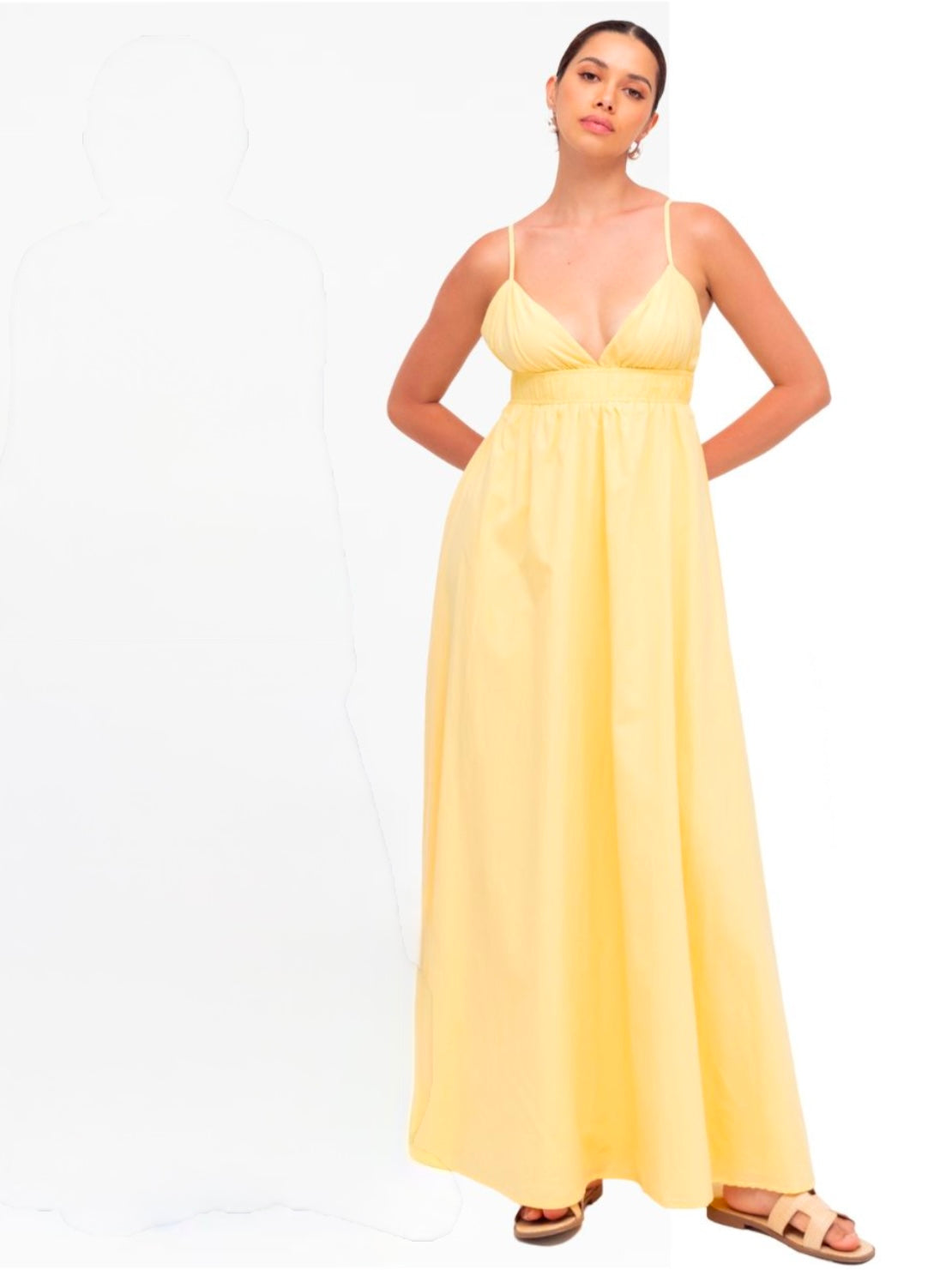 The Santorini Maxi Dress -  Buttercup