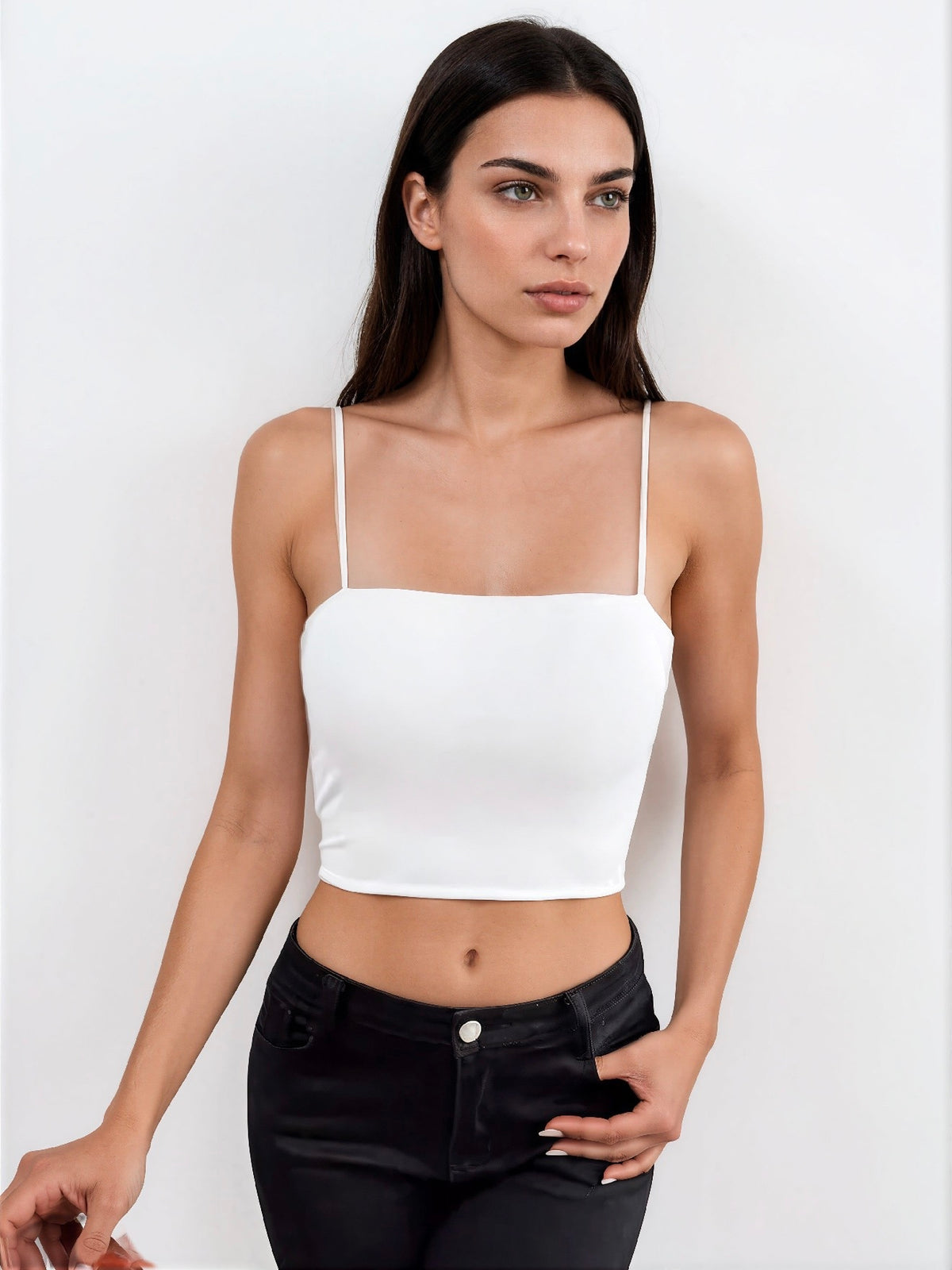 The Essential Double Layer Crop Top