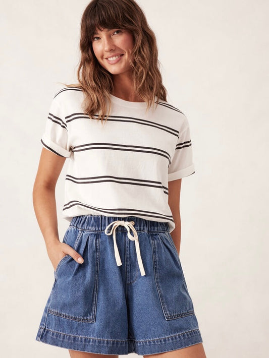 Relaxed Shorts - Washed Indigo