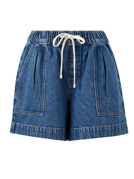 Darcy Relaxed Everyday Shorts - Fresh Indigo