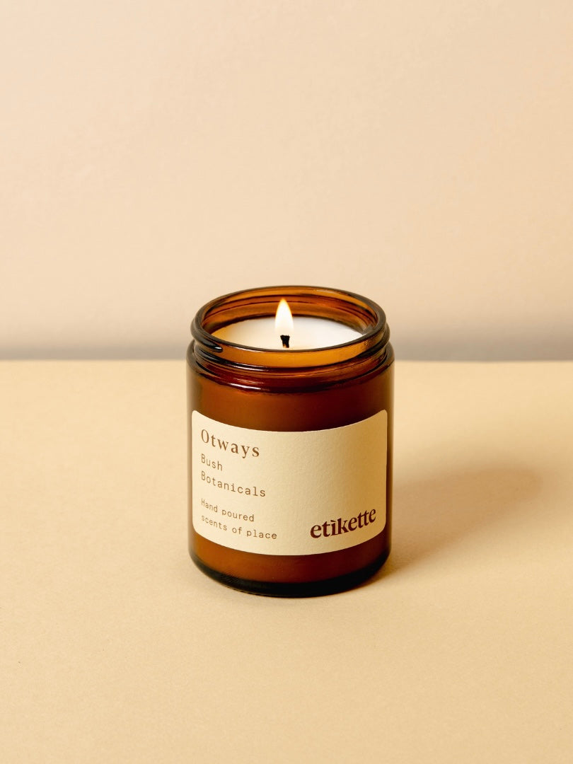 Etikette  | Australian Soy Wax Candle | Wanted and Wild Gymea | 175ml 40+ Hrs