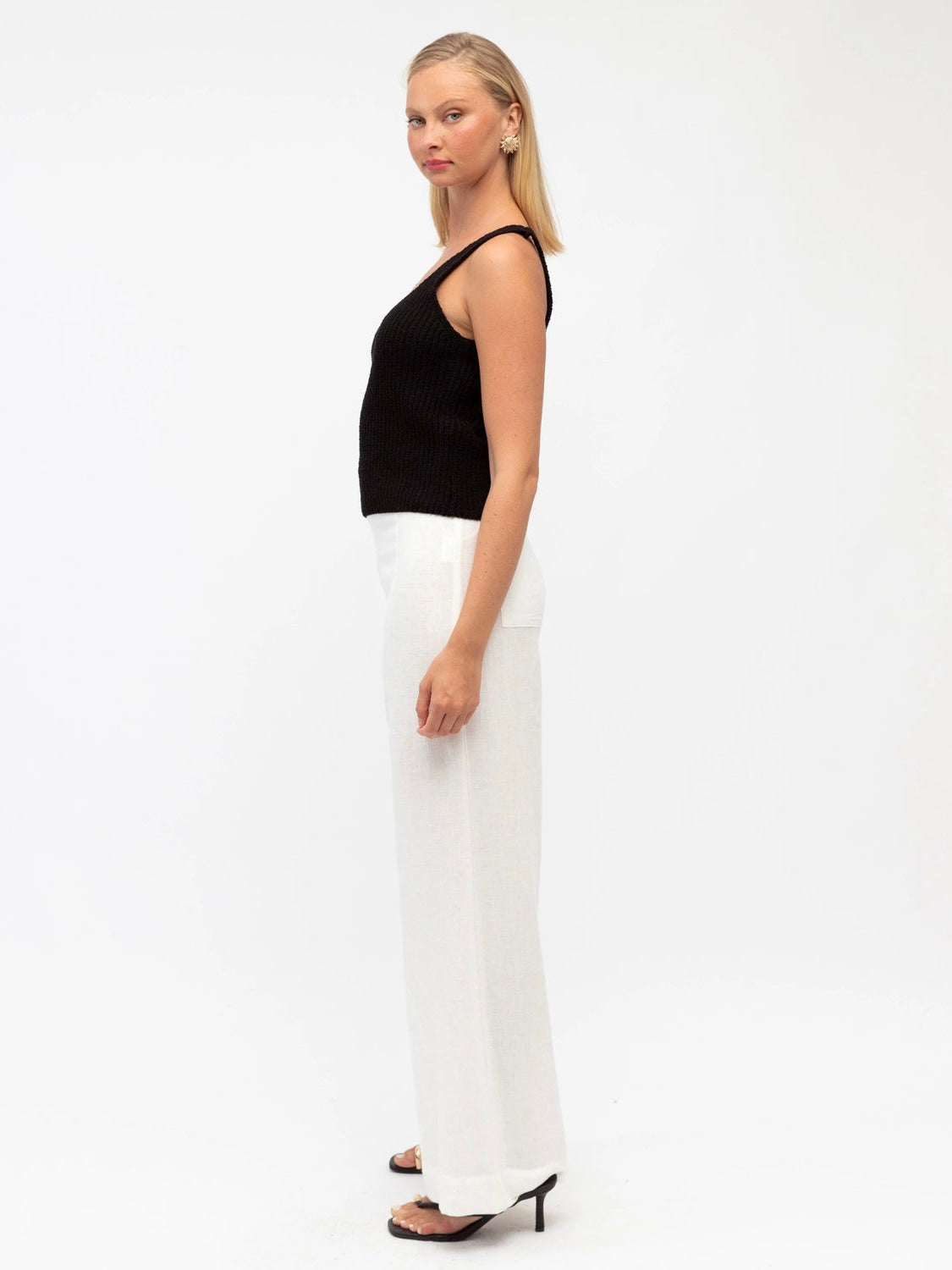 Luxe Linen Pants | White