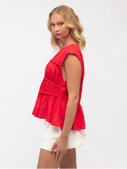 The Millie Top - Red