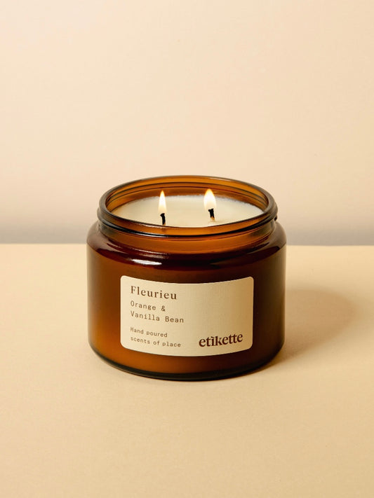 Etikette  | Australian Soy Wax Candle | Wanted and Wild Gymea | 500ml 100+hrs