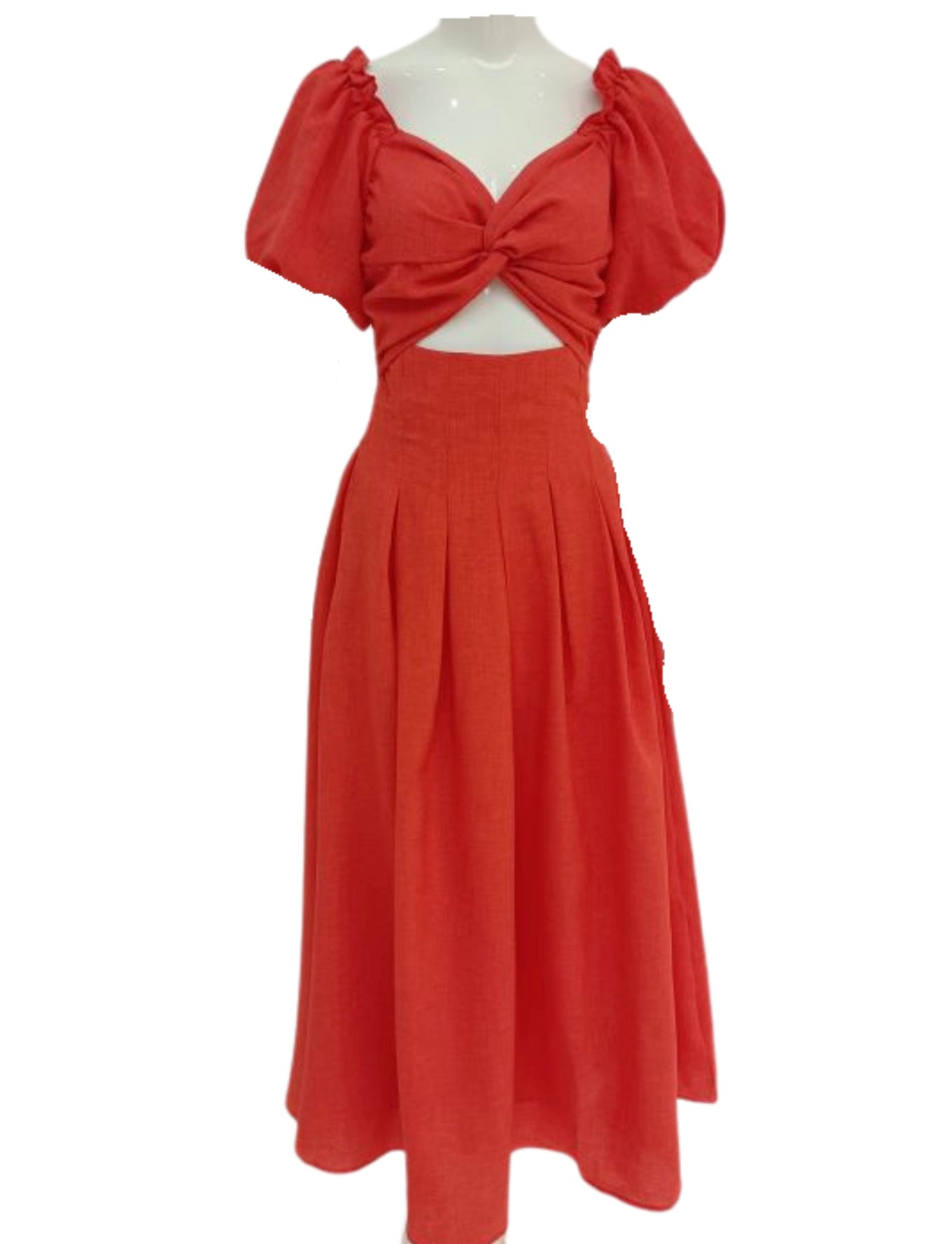 The Annabel Maxi Dress - Coral