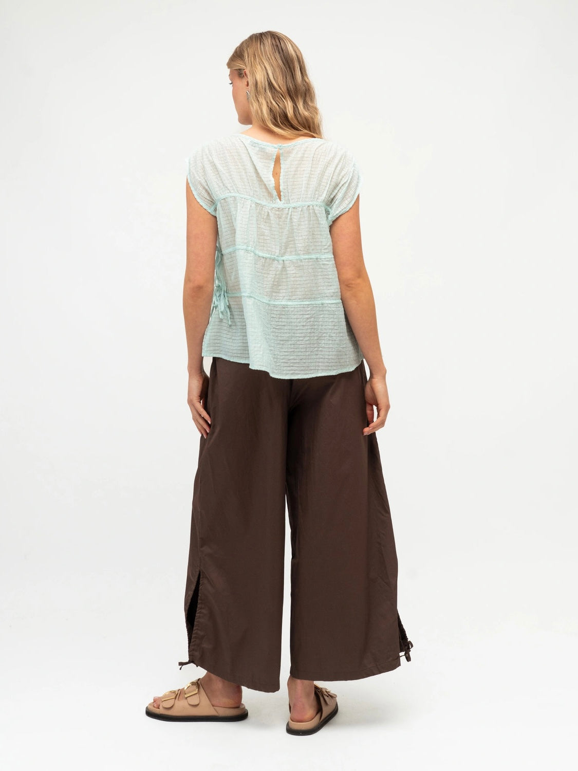 The Kylie Top  | Aqua