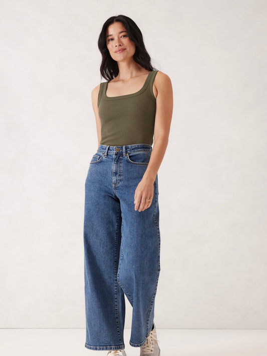 Contour Rib Tank - Olive